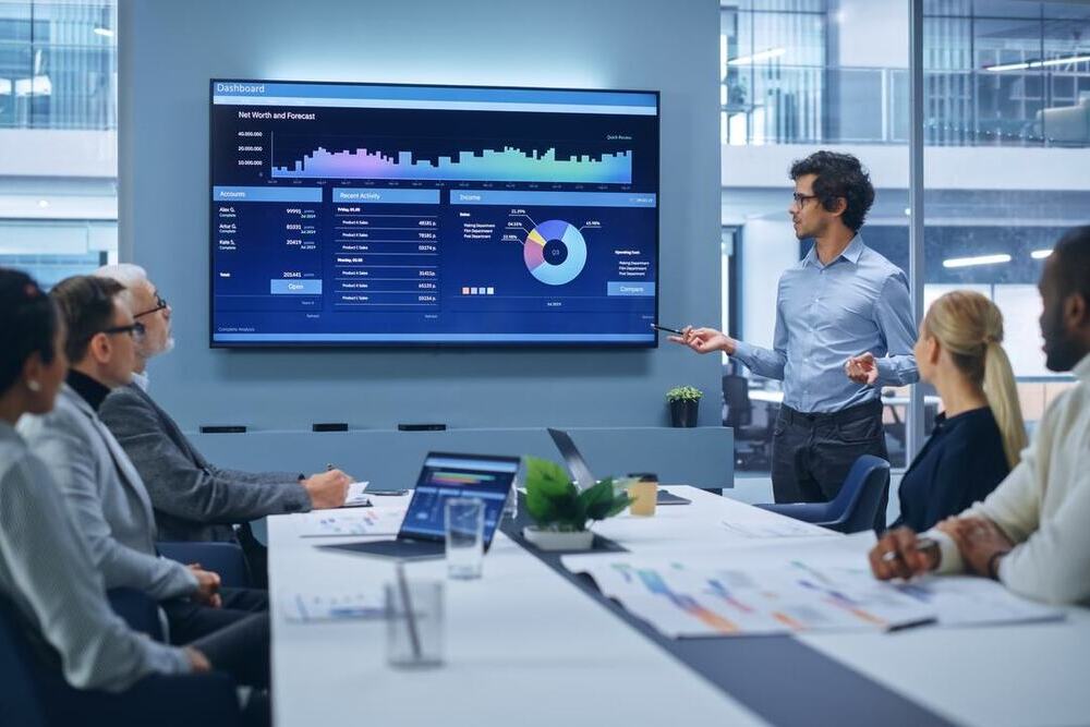 Ilustración de datos y conexiones
